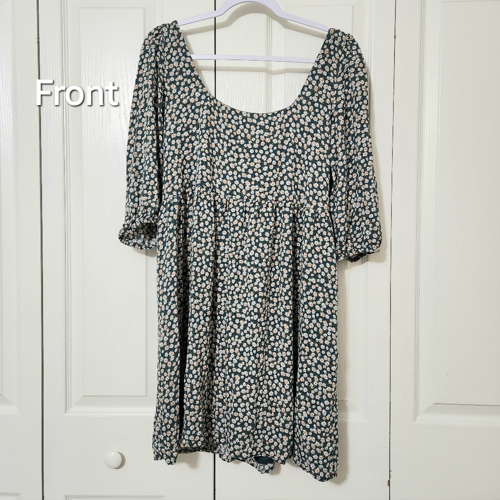American eagle summer floral dress large vacation dress